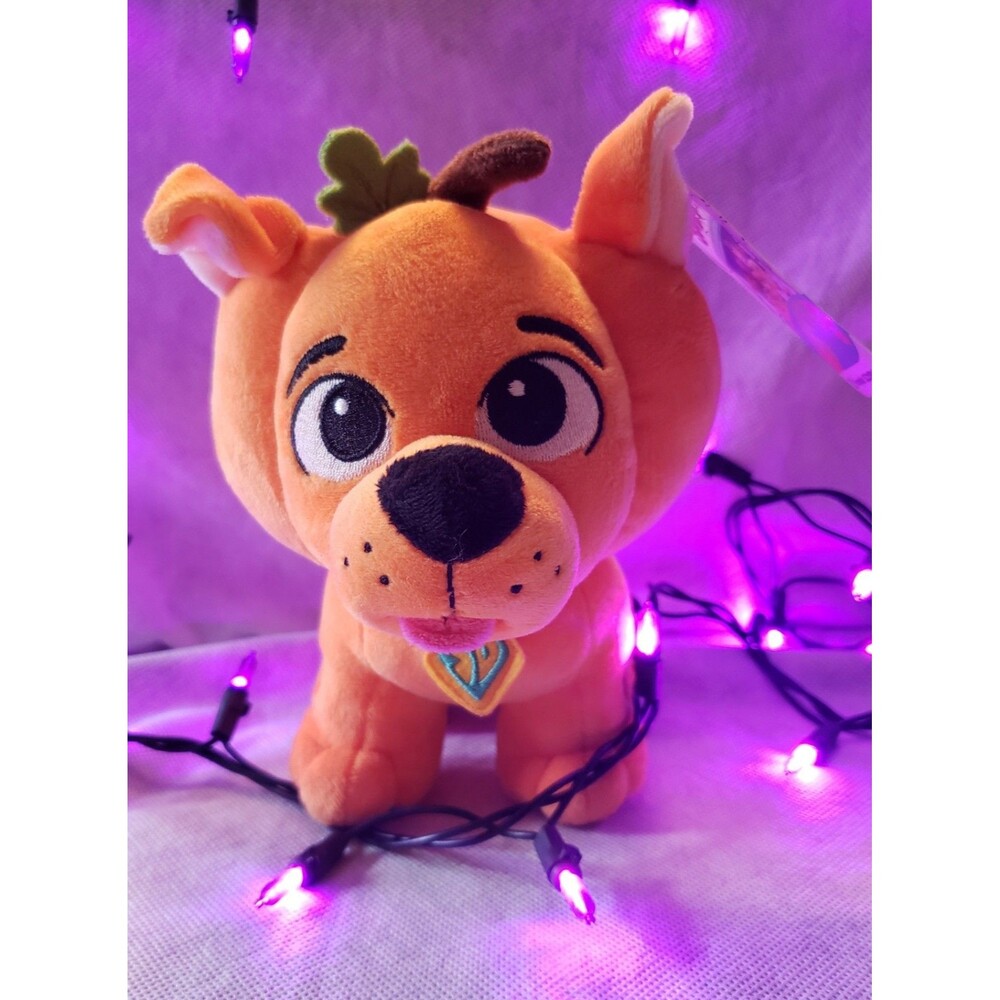 New w/ Tags Pumpkin Scooby-Doo Halloween Plush Stuffed Animal Orange 8 inches